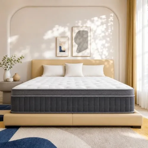 14 Inch King Size Cooling Hybrid Mattress
