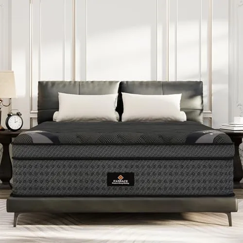 Luxury 14 Inch California King Size Hybrid Mattress (High-End Upgraded)